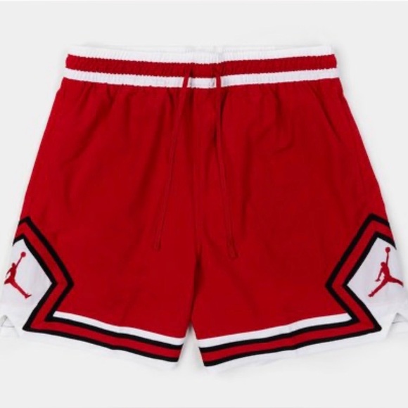 Air Jordan Diamond 84 Olympic Woven Lifestyle Shorts White Red HJ6366-687 Men XL - Picture 1 of 6